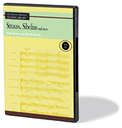 STRAUSS SIBELIUS AND MORE FULL SCORE DVD-ROM cover